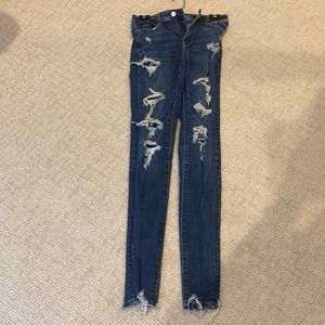 American Eagle super high rise jeggings